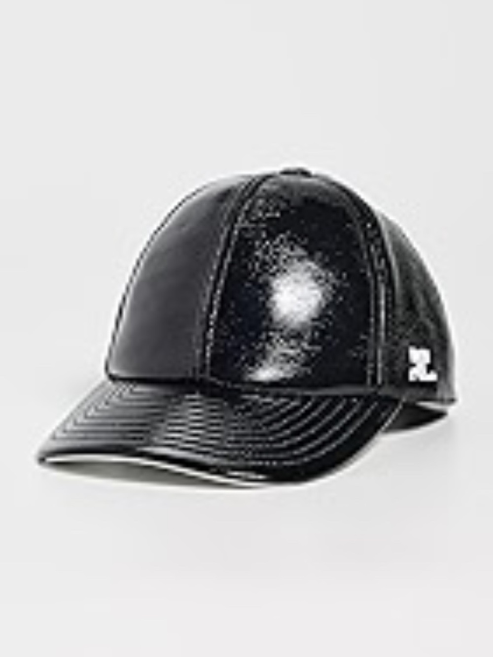 NWT COURREGES Re-Edition Vinyl Baseball Cap. Size S. UNISEX